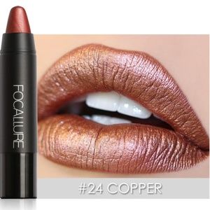 NEW Focallure Metallic Lipstick #24